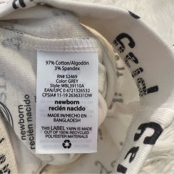 Wonder Nation Pants Cream Black - Picture 9 of 9